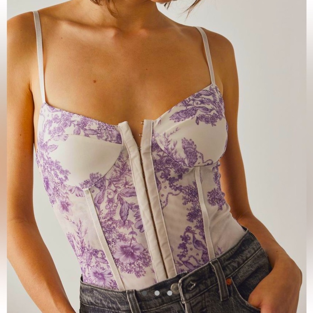 NWT Free People Night Rhythm Bodysuit